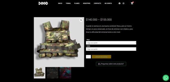 D28D gym virtual portafolio Intuitive